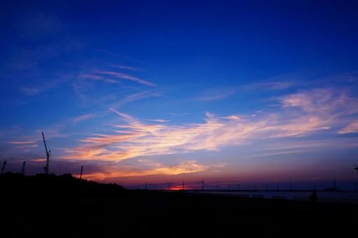 夕景 夕景の写真