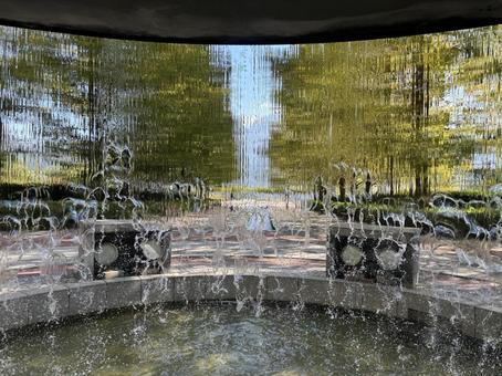 水のカーテン 風景,自然,自然風景の写真素材