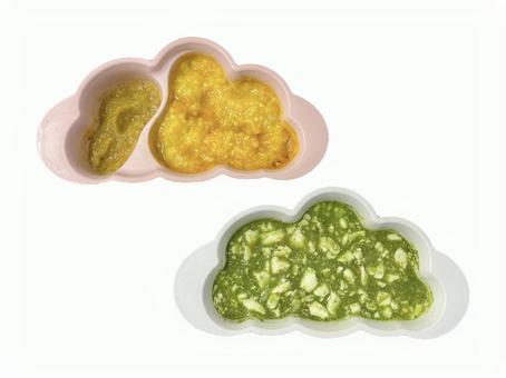 離乳食 離乳食 離乳食,食事,食育の写真素材