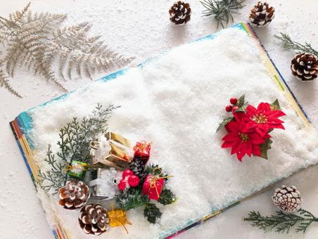 クリスマス（笑顔の魔法を贈ろう）16 クリスマス,クリスマスイブ,雪の写真素材