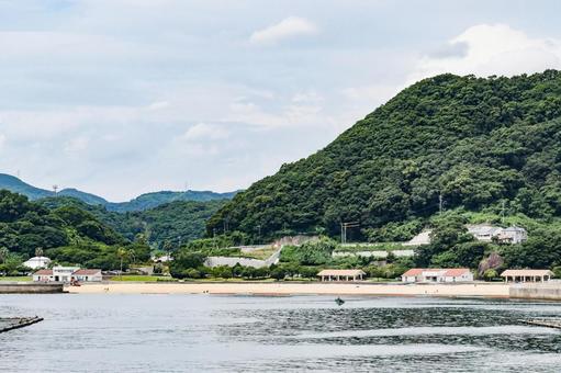 Photo, yuinohama marine park, endless flood of beaches, beach, 