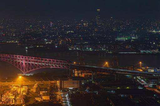 都市夜景 都市夜景の写真