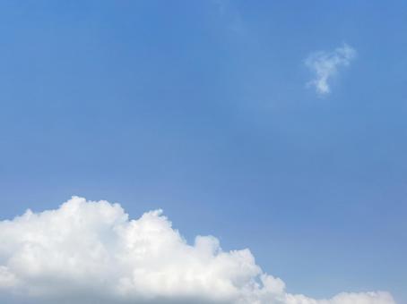青空と雲と 青空と雲との写真
