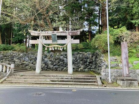 駒形神社 鳥居 駒形神社 鳥居の写真