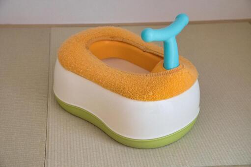 トイレトレーニング用おまる トイレトレーニング,トイトレ,おむつ卒業の写真素材