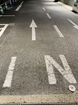 道路案内 道路案内 道路,進む,進めの写真素材