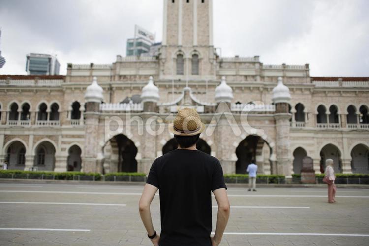 ムルデカスクエア マレーシア観光 ムルデカスクエア,スルタン,アブドゥルの写真素材