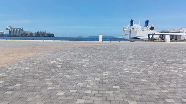 港 海沿い 港 海沿い の写真