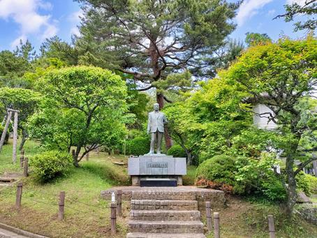 成田山新勝寺成田山公園川島正次郎先生之像 成田山新勝寺成田山公園川島正次郎先生之像 成田山公園,成田山,新勝寺の写真素材