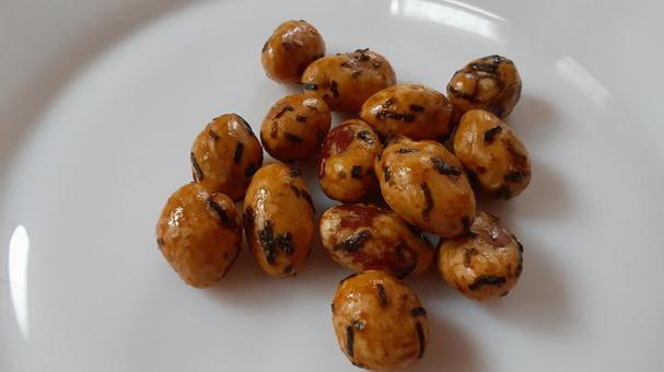 甘辛豆菓子・1 ピーナッツ,お菓子,食べ物の写真素材