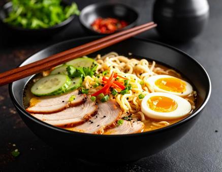 日本のラーメンの写真