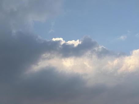雲と影 雲と影 空,スカイ,雲の写真素材