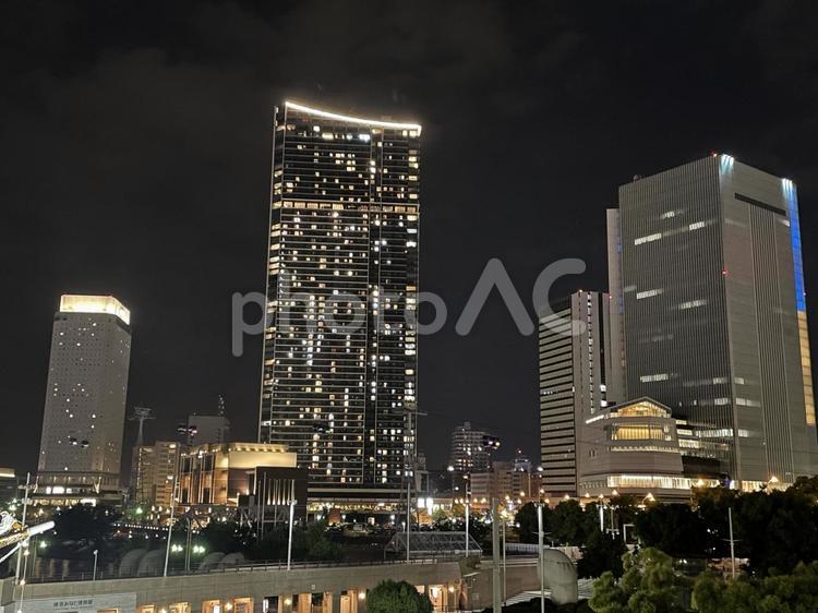 みなとみらい　夜景 みなとみらい,夜景,横浜の写真素材