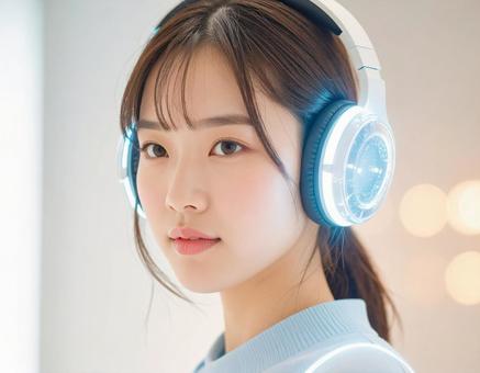 サイバーな女性 サイバーな女性の写真