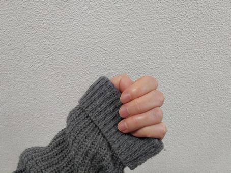 萌え袖 袖,手,指の写真素材