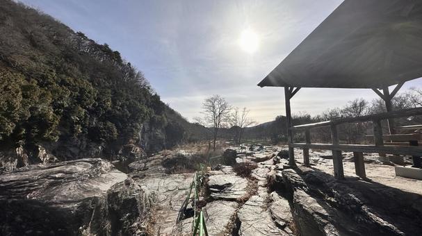 埼玉県長瀞町の景色2 埼玉県長瀞町の景色2 埼玉県,埼玉,長瀞の写真素材