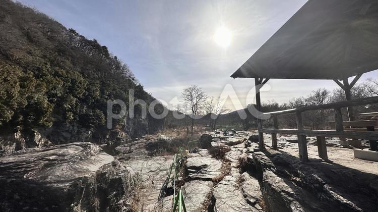 埼玉県長瀞町の景色2 埼玉県,埼玉,長瀞の写真素材
