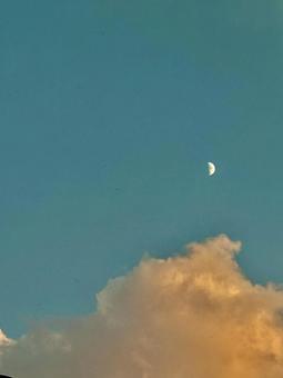 夏の夕暮れ 夏の夕暮れの写真