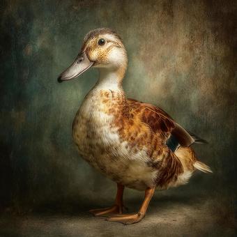 優雅なアヒルの姿 優雅なアヒルの姿の写真
