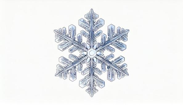 六角形の雪の結晶 デザイン素材 六角形の雪の結晶 デザイン素材の写真