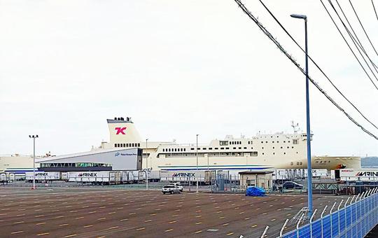 東京九州フェリー 東京九州フェリー,東九フェリー,横須賀フェリーターミナルの写真素材