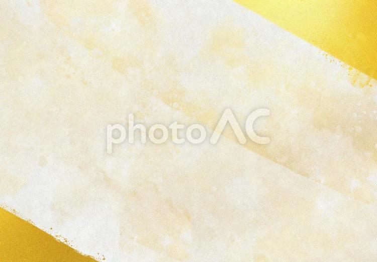 白色の和紙に金色の模様の背景画像 背景,和風,和の写真素材