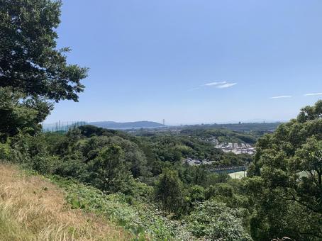 六甲山全山縦走路 (須磨) 六甲山全山縦走路 (須磨) 六甲山,全山縦走路,神戸六甲マラソンの写真素材