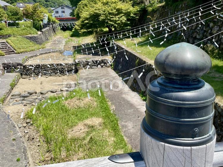 兵庫県　出石焼き風鈴まつり 出石焼き風鈴,風鈴,白の写真素材