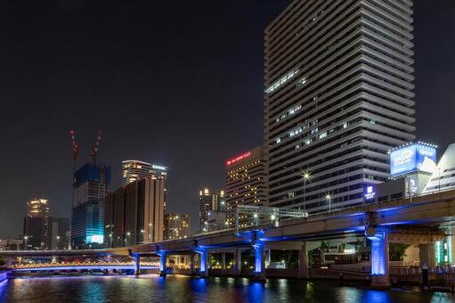 都市夜景 夜景,風景,街並みの写真素材