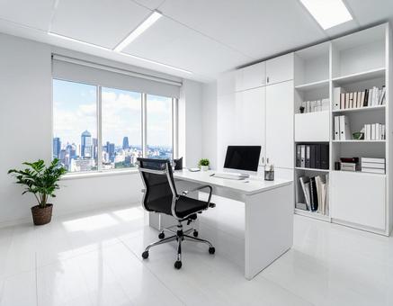  無人のオフィス内観の写真