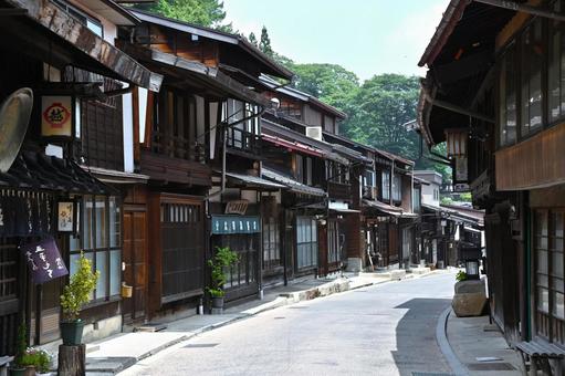 奈良井宿 奈良井宿,宿場町,宿場の写真素材
