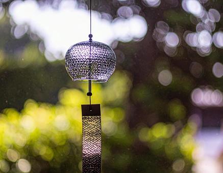 美しい風鈴、夏の風物詩 美しい風鈴、夏の風物詩の写真