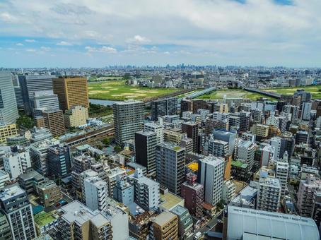 【神奈川県】川崎市役所・展望ロビー 【神奈川県】川崎市役所・展望ロビー 川崎市役所,展望ロビー,展望台の写真素材