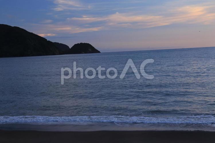 西伊豆町の素晴らしい夕陽 西伊豆町,素晴らしい夕陽,静岡県の写真素材