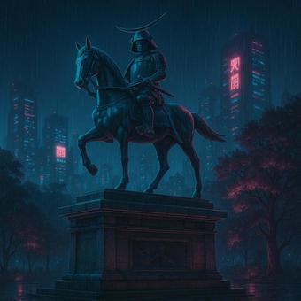 未来の伊達政宗像 未来の伊達政宗像の写真