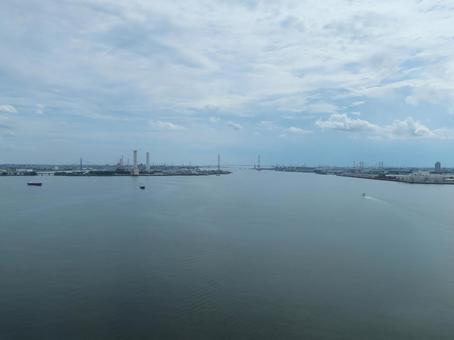 View from Nagoya Port Building, South side, JPG