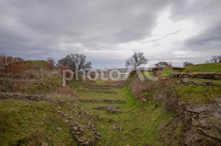 エフェソス遺跡 トルコ,遺跡,エフェソスの写真素材