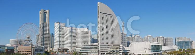 横浜みなとみらい地区 みなとみらい地区,横浜観光,湾岸エリアの写真素材