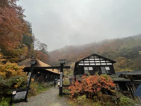 乳頭温泉 乳頭温泉 乳頭温泉,秋田,秋田県の写真素材