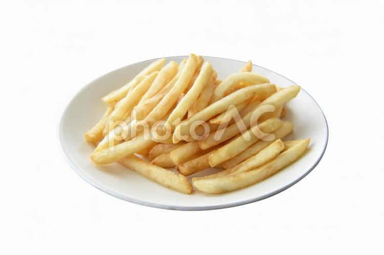 フライドポテト　切り抜き フライドポテト,ポテトフライ,揚げ物の写真素材