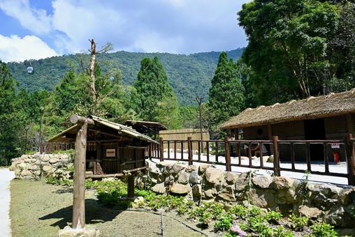 台湾 日月潭 九族文化村 台湾 日月潭 九族文化村 旅行,景色,景観の写真素材