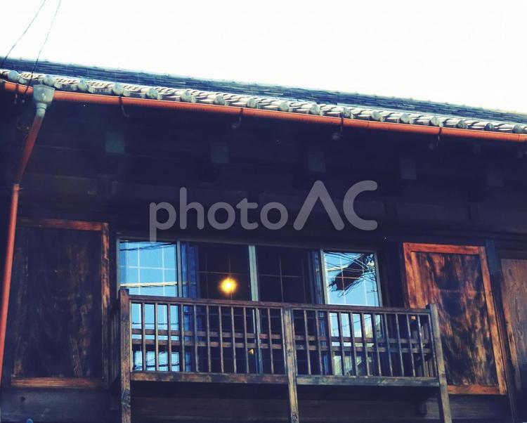 下町の古民家の窓 古民家,窓,下町の写真素材