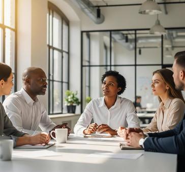 ビジネスミーティング ビジネスミーティングの写真