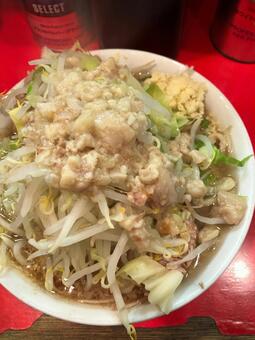 二郎系ラーメン 二郎系ラーメン,二郎系インスパイア,二郎系の写真素材