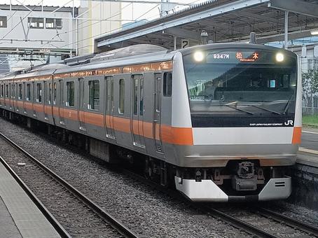 運用復帰 E233系H49編成 運用復帰 E233系H49編成 鉄道,jr,jr東日本の写真素材