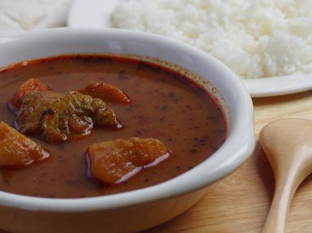 帆立スープカレー 帆立スープカレー 帆立スープカレー,食べ物,ホタテの写真素材