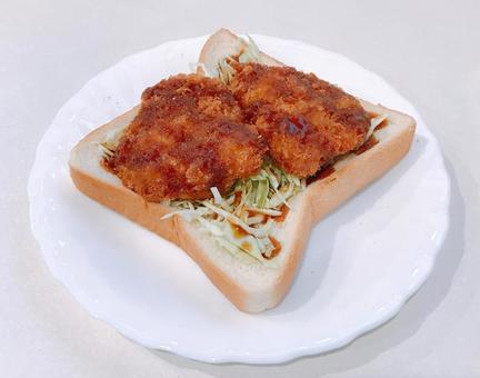 ヒレカツパン ヒレカツパン ヒレカツパン,ヒレカツサンド,ヒレカツの写真素材
