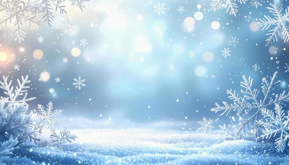 冬の背景:雪と光の幻想的な空間 冬の背景:雪と光の幻想的な空間の写真