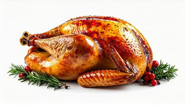 ローストチキン丸焼きの写真