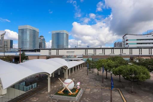 海浜幕張駅南口駅前広場 海浜幕張,幕張,海浜幕張駅の写真素材